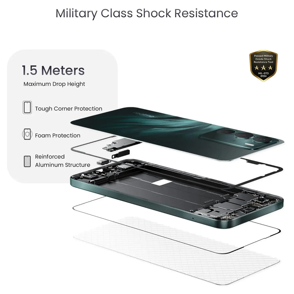 Realme C71 4G, batterie 6000 mAh, écran 120 Hz – CLEVI Paris