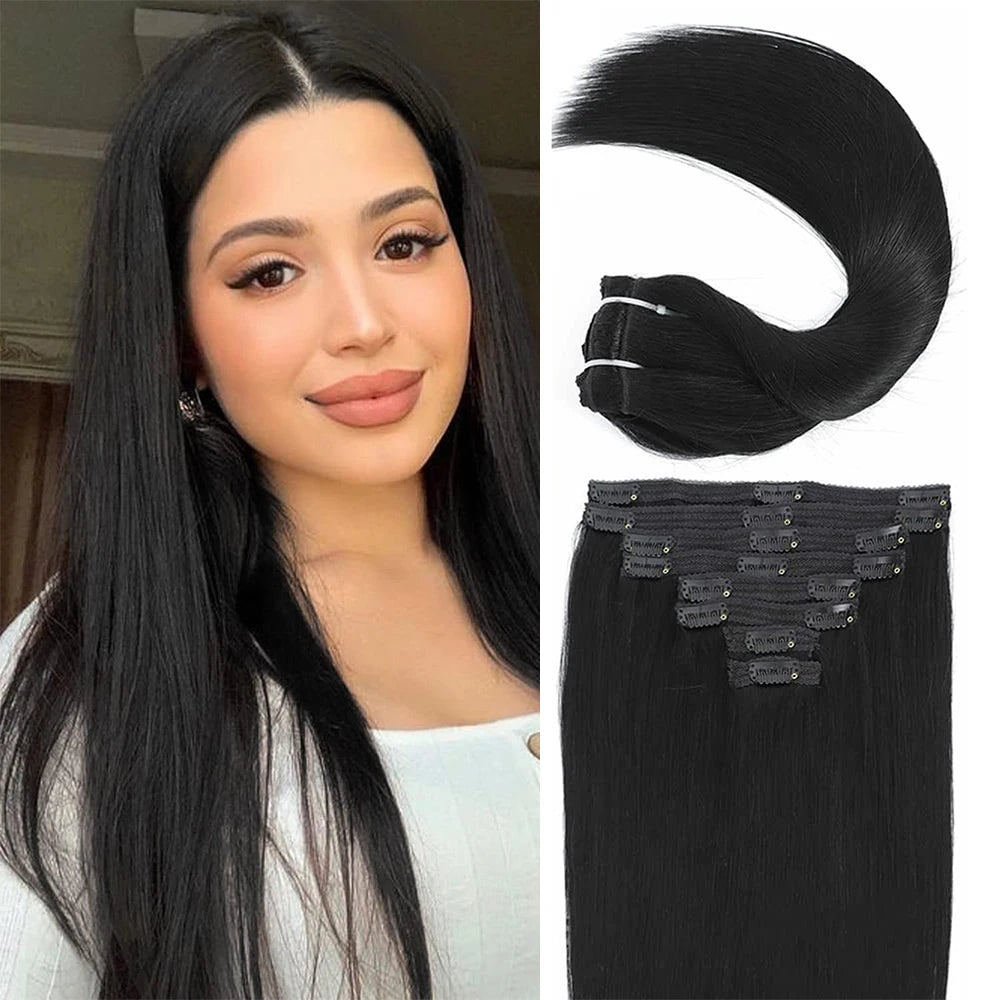 Extensions Cheveux Clip-In Remy Straight – CLEVI Paris