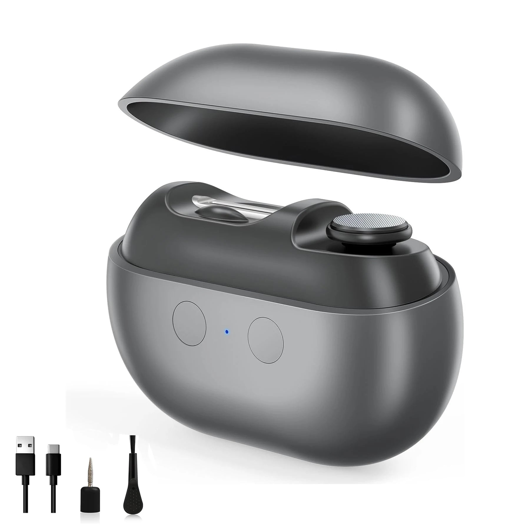 Coupe-Ongles Électrique Automatique Rechargeable — LED, Collecteur & Lime — CLEVI Paris