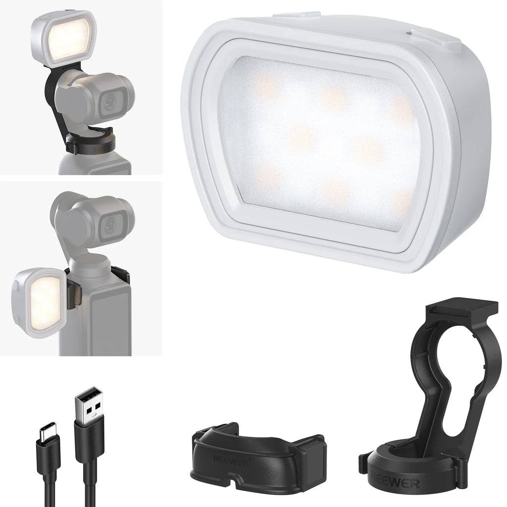 Lampe NEEWER M21 pour DJI Osmo Pocket 3 – CLEVI Paris