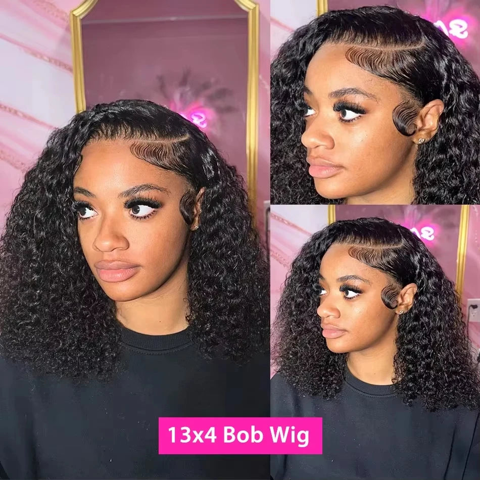 Perruque Lace Front HD Cheveux Humains Brésiliens Remy — Bob Court, Body Wave, Curly & Straight | CLEVI Paris