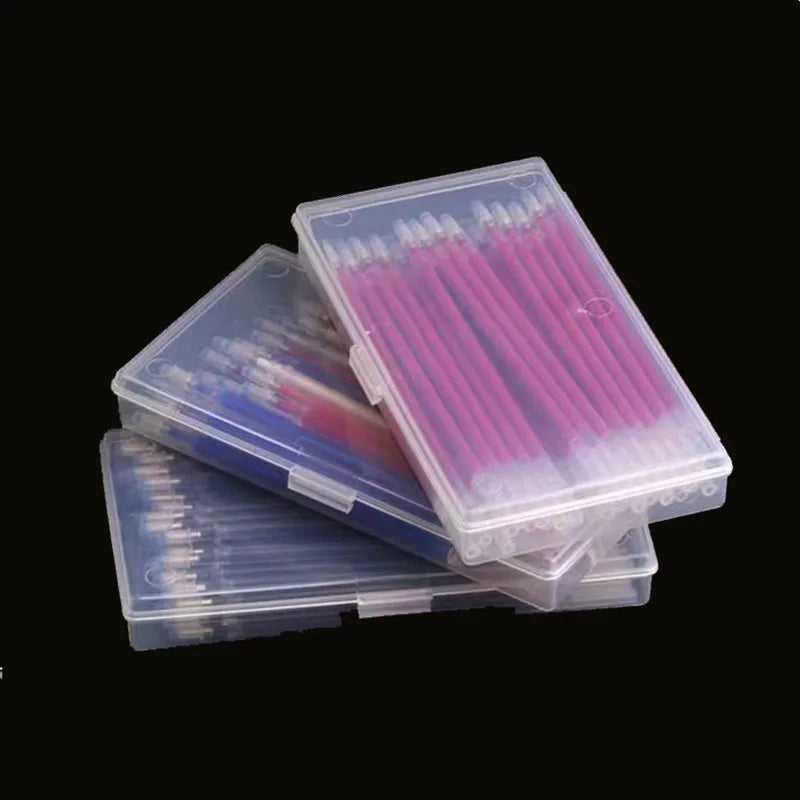 Stylo Thermique Effaçable | Recharges Couture, DIY & Cuir, Lot 40 pcs + Stylo + Boîte – CLEVI Paris