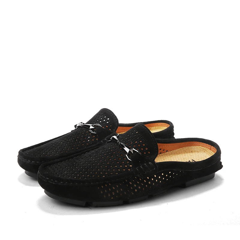Mocassins Homme Cuir Suédé – Légers, Respirants & Confortables, Style Casual Été – CLEVI Paris