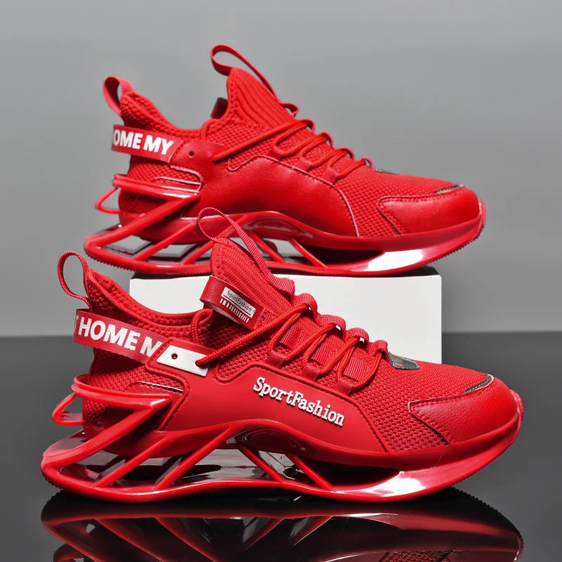 Sneakers Homme Flyknit Respirants Semelle Caoutchouc — Running & Casual | CLEVI Paris