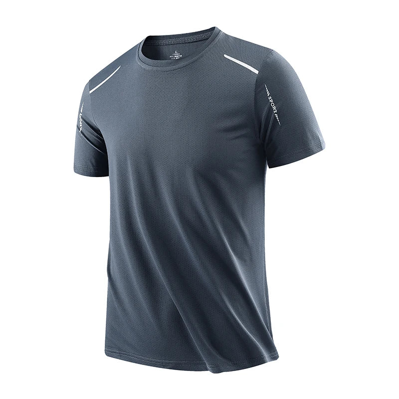 T-shirt Running Homme Manches Courtes Polyester | Séchage Rapide, Randonnée & Sport, 6 Coloris, Tailles M à 5XL – CLEVI Paris