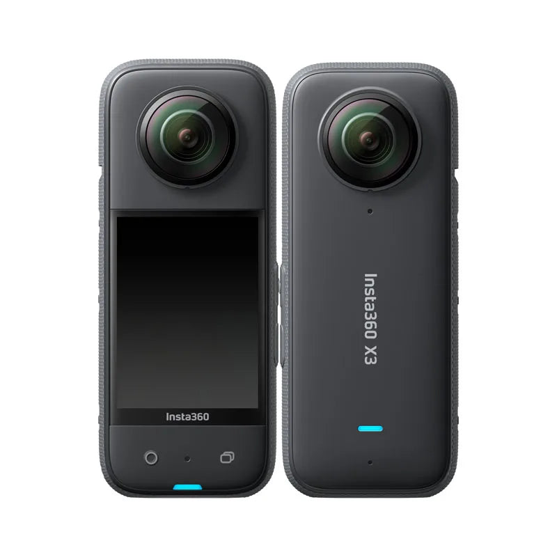 Insta360 X3 – Caméra 360° 5,7K HDR Capteur 1/2" 48MP Étanche 10m Stabilisation FlowState Écran 2,29" – CLEVI Paris