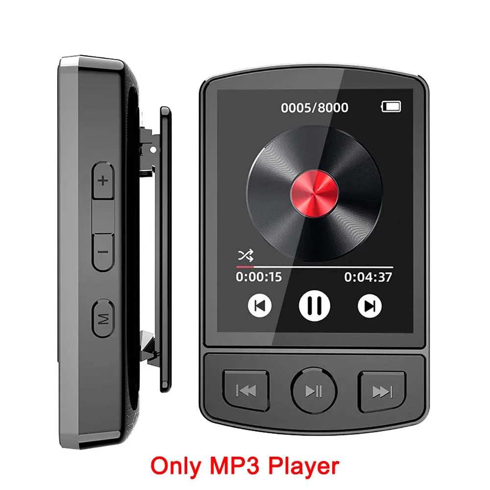 NVPONE Lecteur MP3 Sport Clip Bluetooth 5.0 HiFi Écran 1,8" FM Podomètre – CLEVI Paris