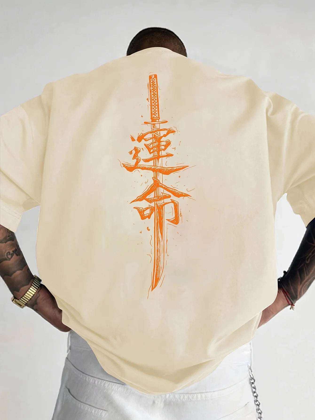 T-Shirt Unisexe Imprimé Samouraï Japonais 100% Coton Manches Courtes 15 Coloris – CLEVI Paris