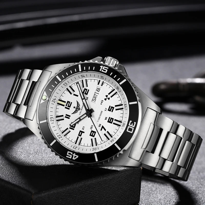Montre YELANG V1031 Diver Automatique Homme Saphir Miyota 8205 300M – CLEVI Paris