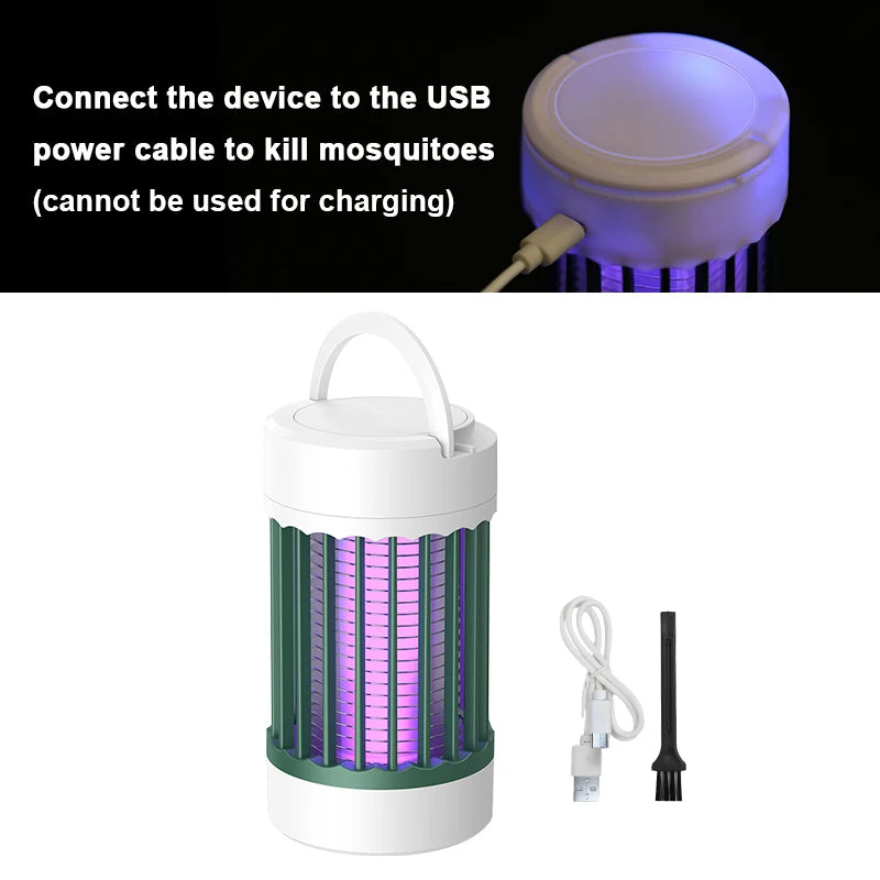 Lampe Anti-Moustiques UV Secteur ou Rechargeable Certifiée CE — CLEVI Paris