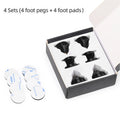 ERUMPENT Pieds Enceinte HiFi Aluminium Anti-Vibration Lot de 4 – CLEVI Paris