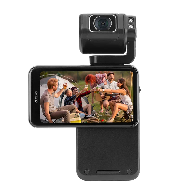 ORDRO M3 – Caméra Poche 5K/4K Gimbal 2 Axes Vision Nocturne IR Écran 3,5" Batterie 3250mAh Kit Complet Vlog – CLEVI Paris