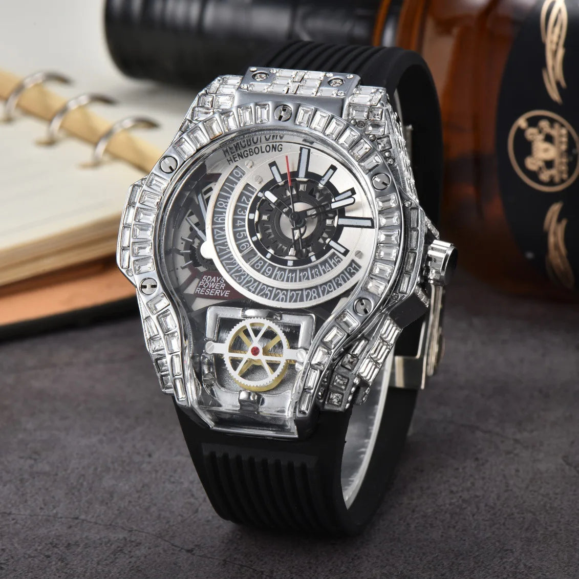 STARPERISH W01 Montre Homme Automatique Japonais Acier Inox Verre Hardlex Lumineux 3 ATM 21 Coloris – CLEVI Paris