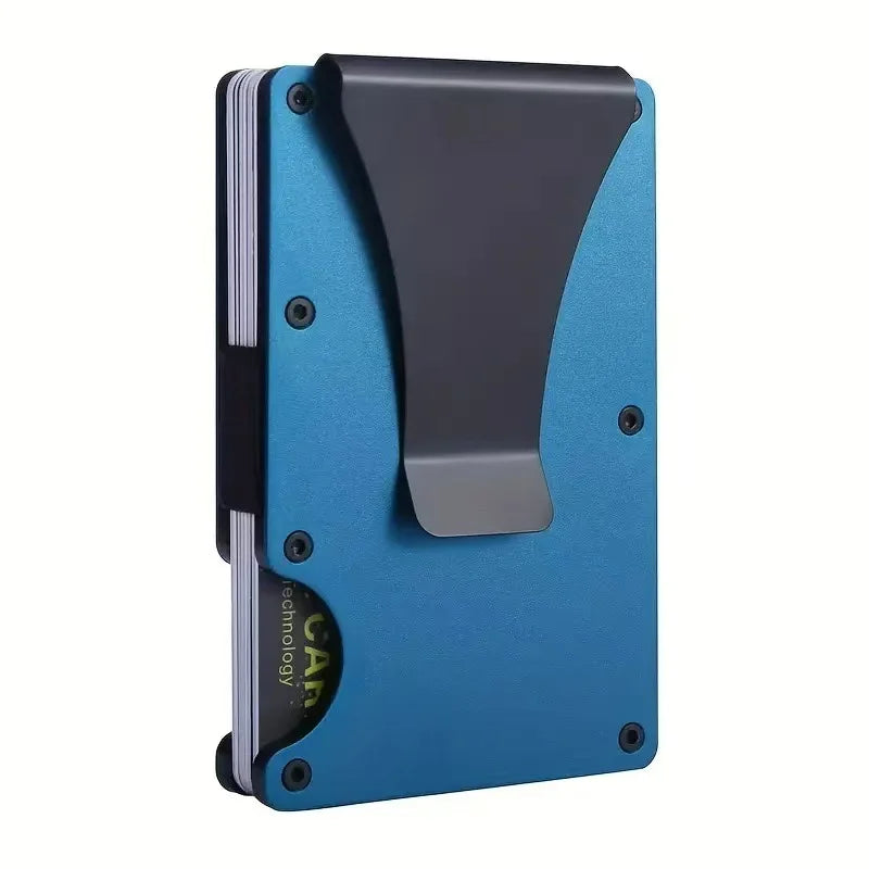 Portefeuille Slim Aluminium Anti-RFID — Minimaliste, Porte-Cartes, 4 Coloris | CLEVI Paris
