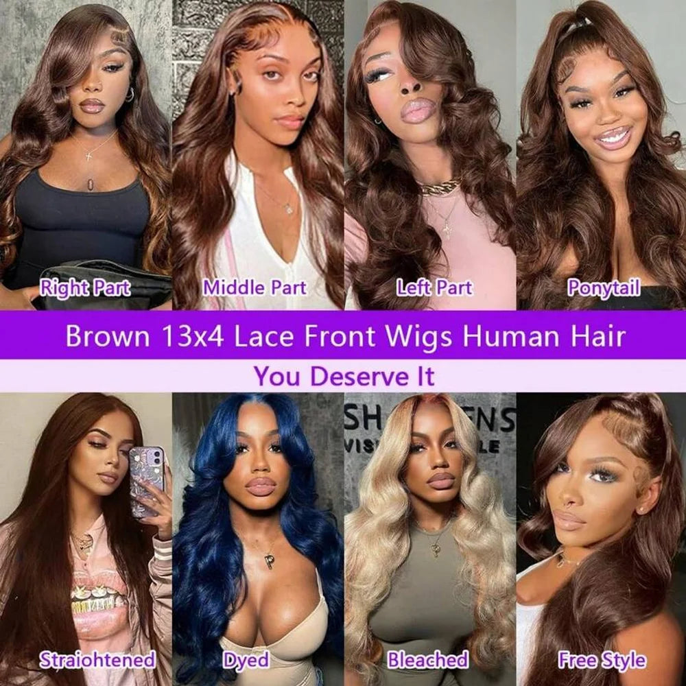 Perruque Body Wave HD Lace 13x4 13x6 Cheveux Humains – CLEVI Paris