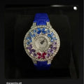 Montre Femme RUIYI Luxe – Zircon Diamant Simulé Bracelet Cuir Quartz 32mm