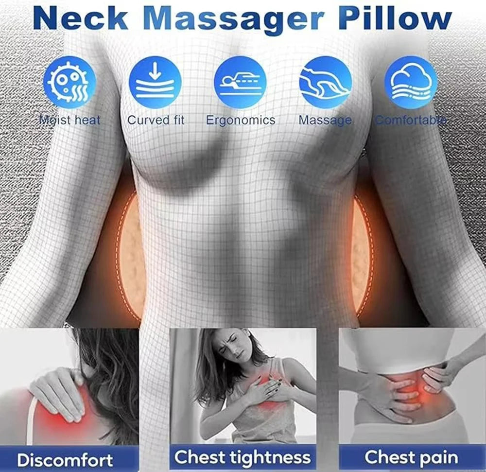 Masseur Dorsal 3-en-1 — Traction Lombaire, Thermothérapie & Massage Vibrant | CLEVI Paris