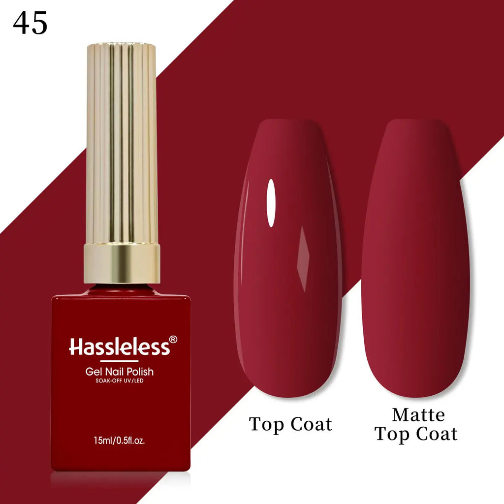 Vernis Gel Semi-Permanent Hassleless – 20 Couleurs Candy & Macaron – CLEVI Paris