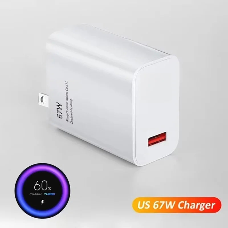 Chargeur Rapide 67W USB-C 6A Xiaomi Redmi POCO – CLEVI Paris