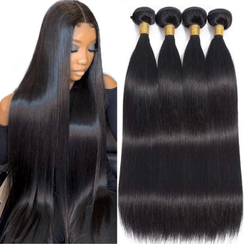 Mèches Brésiliennes Remy Lisses Naturelles 1-3 Pcs – CLEVI Paris