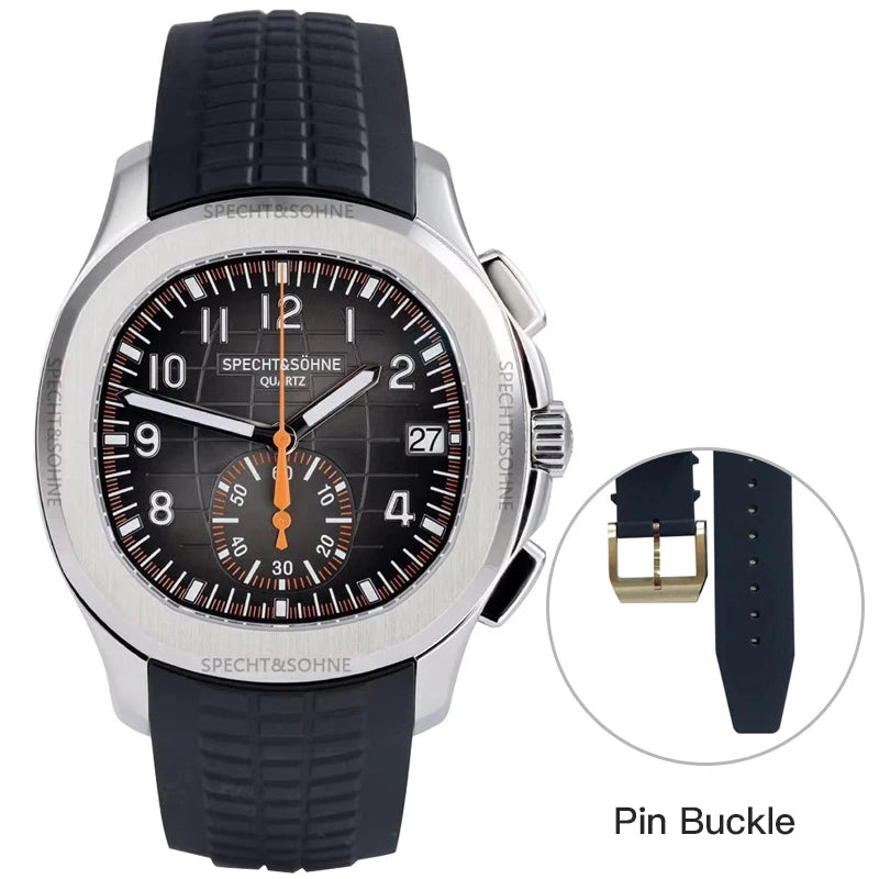 Montre Quartz Chronographe Homme Specht & Söhne SP0006 – Acier 316L Étanche 5ATM