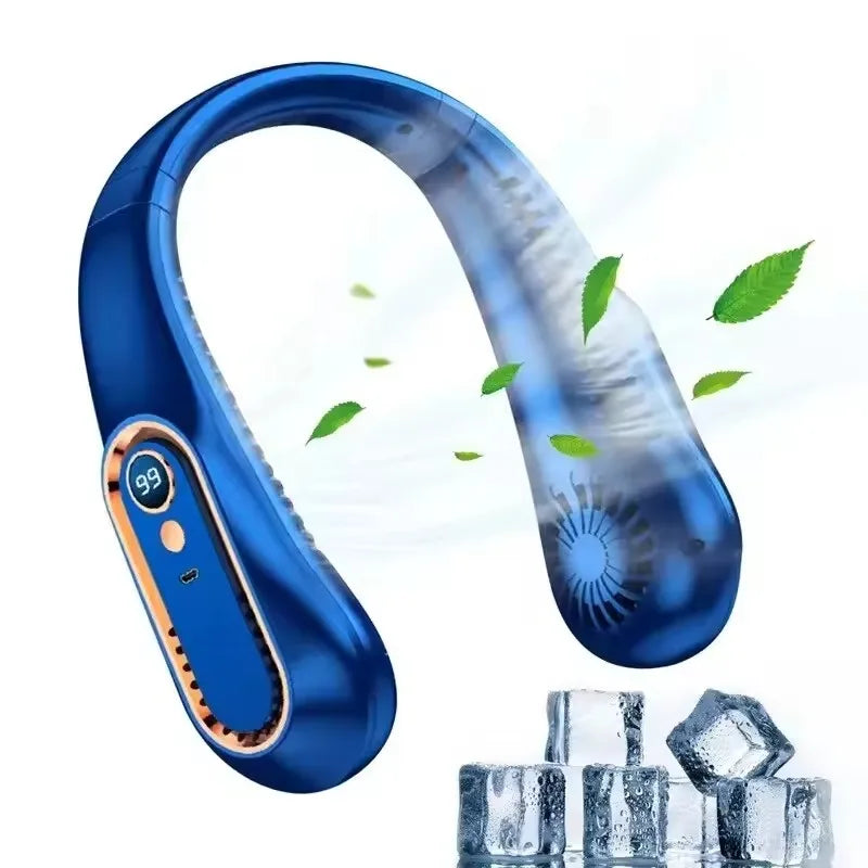 TINSOL ventilateur de cou rechargeable USB, LED – CLEVI Paris