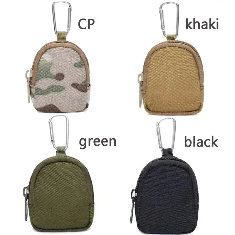 Mini Pochette Nylon Zipper EDC Outdoor Clés Monnaie – CLEVI Paris