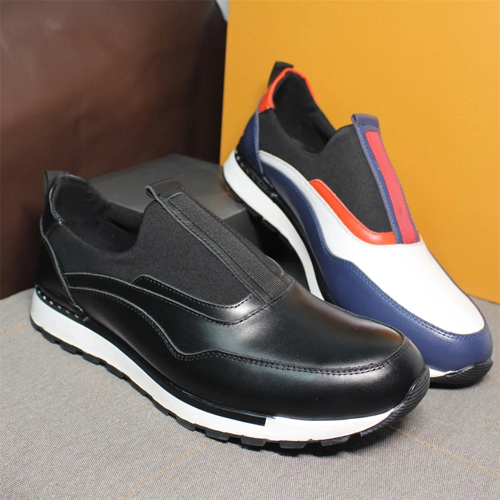 Chaussures homme en cuir W358-R202 – CLEVI Paris