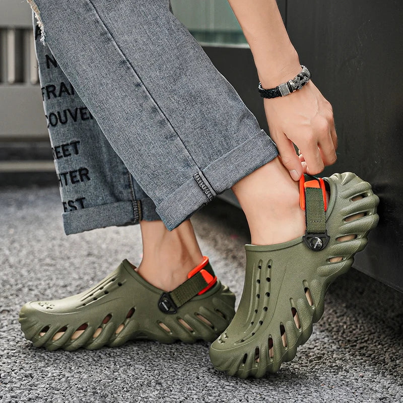 Sabots Clogs EVA Ultra-Légers Respirants Homme — Extérieur & Conduite | CLEVI Paris