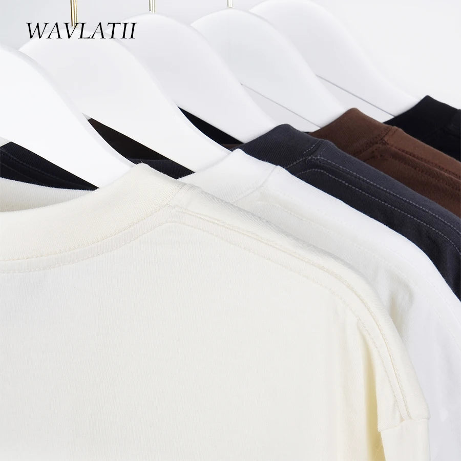 T-Shirt Unisexe Oversize Manches Drop-Shoulder Style Streetwear Coréen 5 Coloris – CLEVI Paris