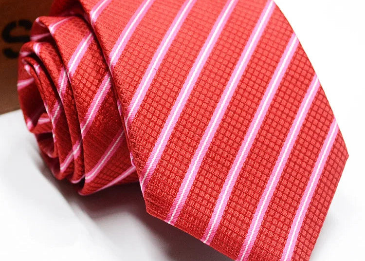 Cravate homme motifs variés 7–8 cm – CLEVI Paris