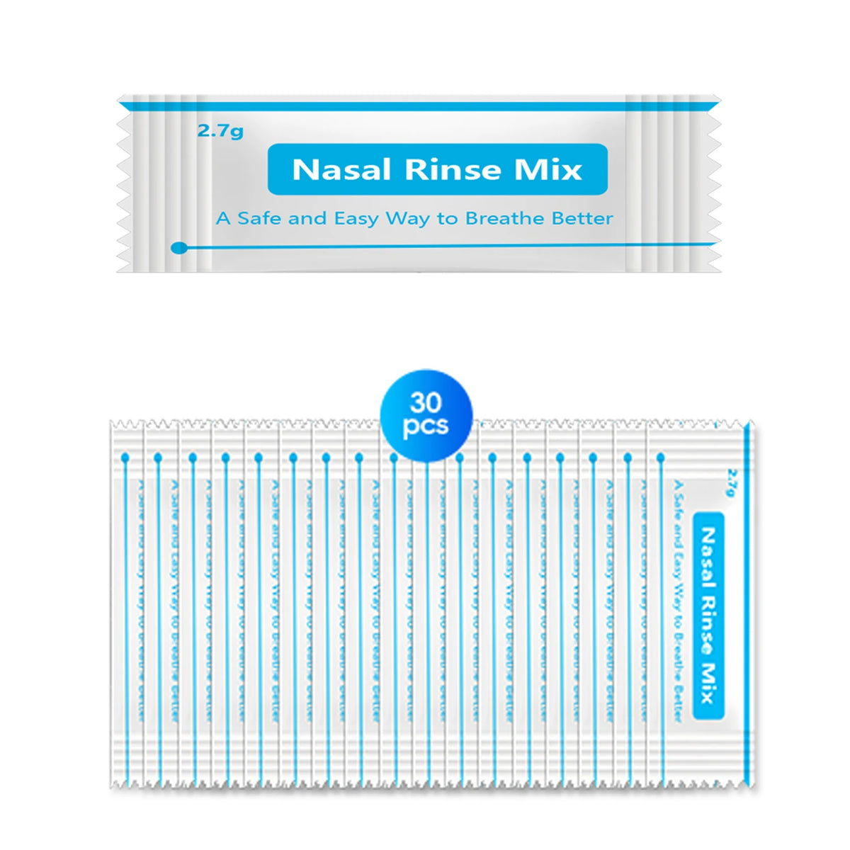 Irrigateur Nasal Électrique 300ml 3 Modes IPX7 USB-C 30 Sachets Sel – CLEVI Paris