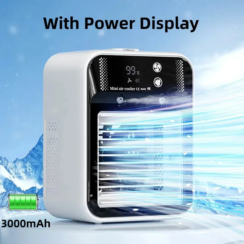 Ventilateur de bureau à brume L7/L8 USB-C – CLEVI Paris