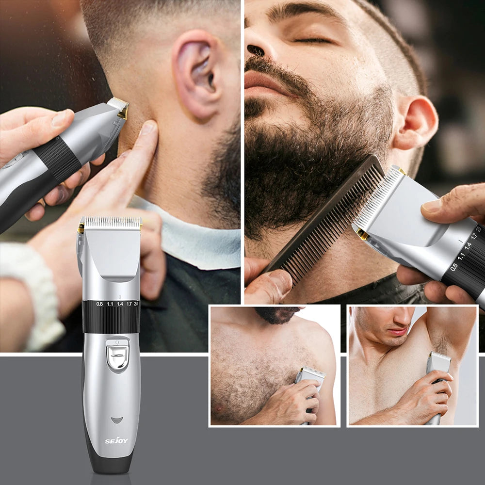 Tondeuse cheveux & barbe rechargeable – CLEVI Paris