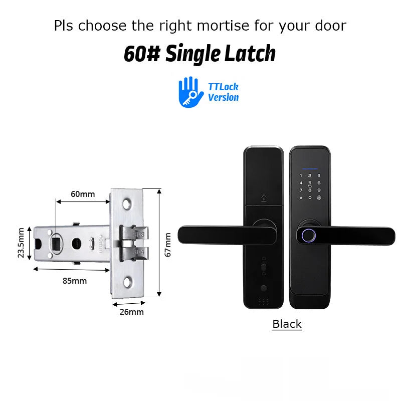 Serrure Connectée Intelligente WiFi Empreinte Digitale Sonnette Vidéo IP66 – CLEVI Paris
