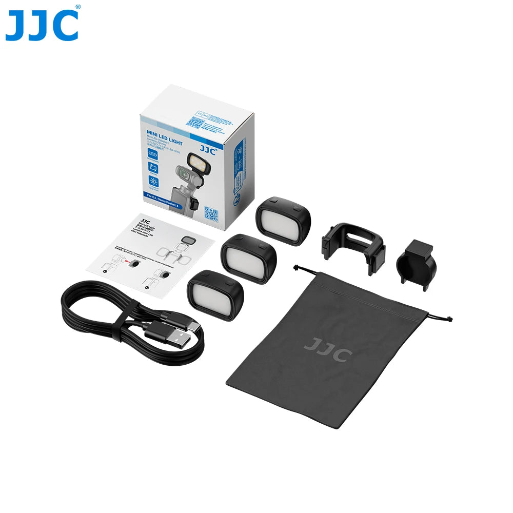 Kit lampes LED JJC pour Osmo Pocket 3/4 – CLEVI Paris