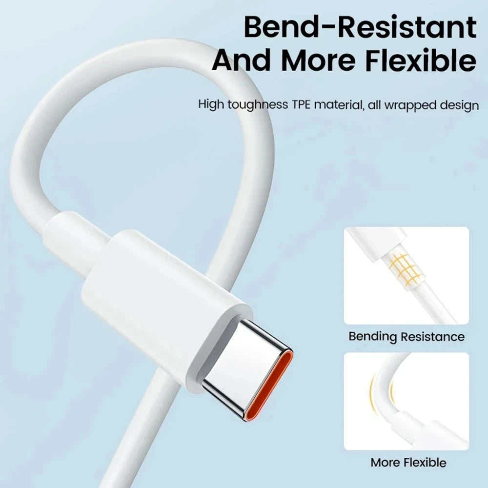 Chargeur Rapide 67W 6A USB-C Xiaomi Redmi POCO Prise EU + Câble – CLEVI Paris