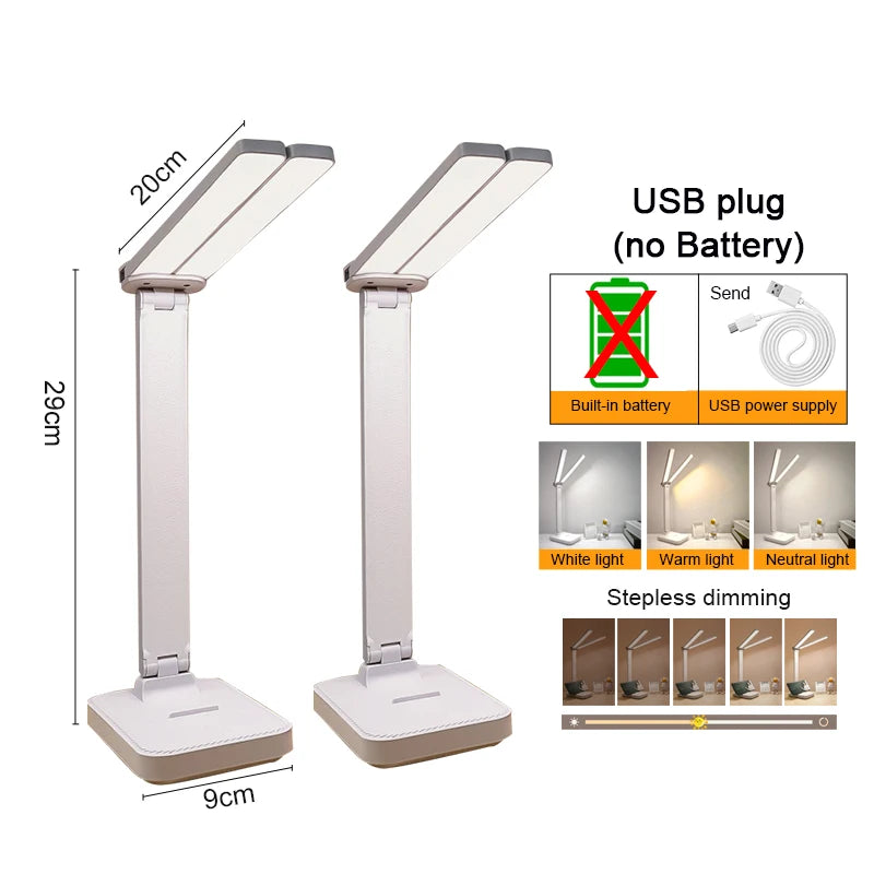 Lampe de Bureau LED Pliable — CLEVI Paris