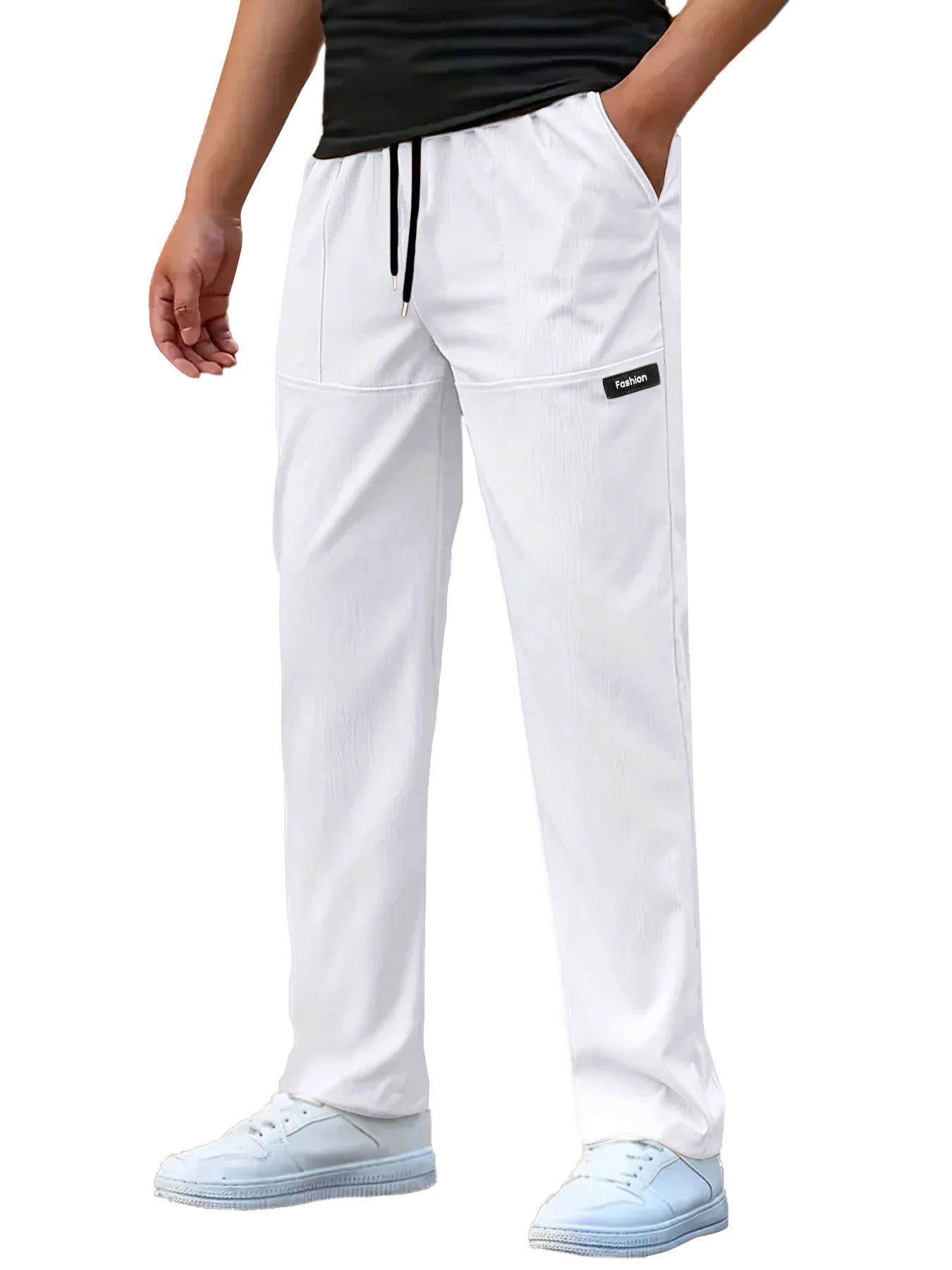 Pantalon Jogger Homme Léger Casual Bleu Marine Blanc Vert Beige Noir – Tailles S-3XL – CLEVI Paris