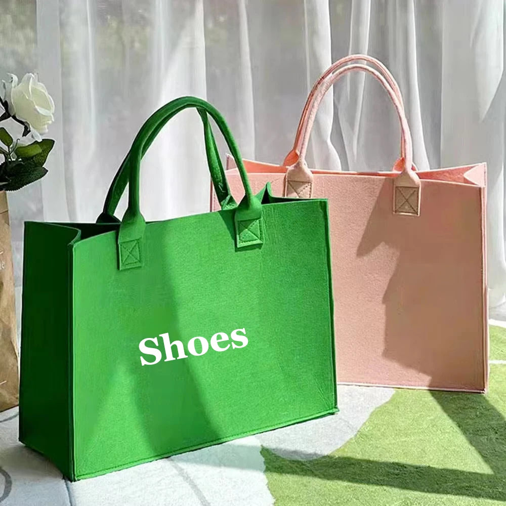 Sacs Tote en Feutre Personnalisés 100 pcs – CLEVI Paris