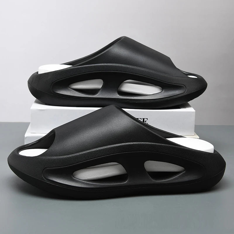Tongs Plateforme Homme – Bout Ouvert Antidérapantes EVA Plage Salle de Bain Extérieur 5 Coloris Pointures 40–45 – CLEVI Paris