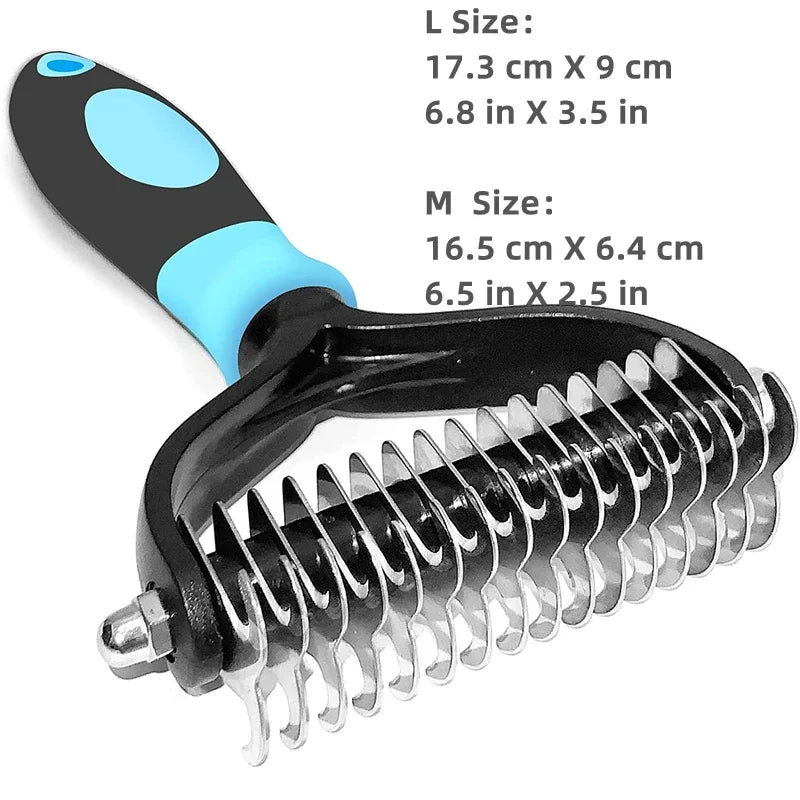 Brosse démêlante double face pour chien et chat – CLEVI Paris
