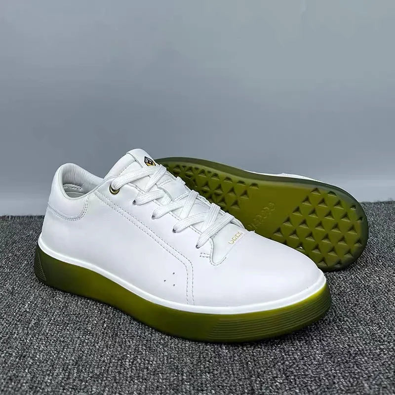 Sneakers Homme Cuir Vache Véritable Respirant Semelle TPU Antidérapante Plateforme VRKK – CLEVI Paris