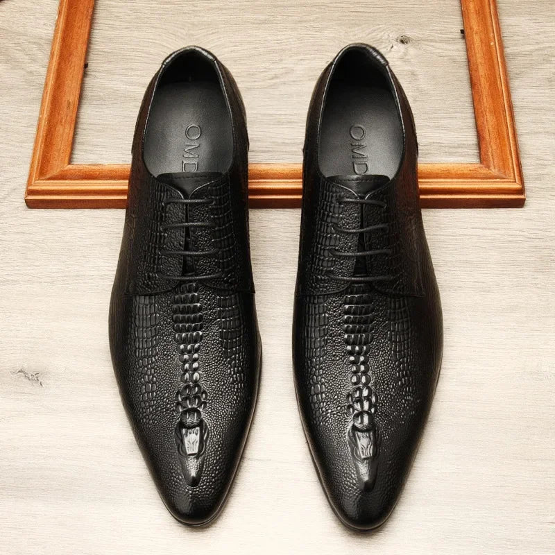 Oxford Homme Cuir Véritable Multi-Style – CLEVI Paris