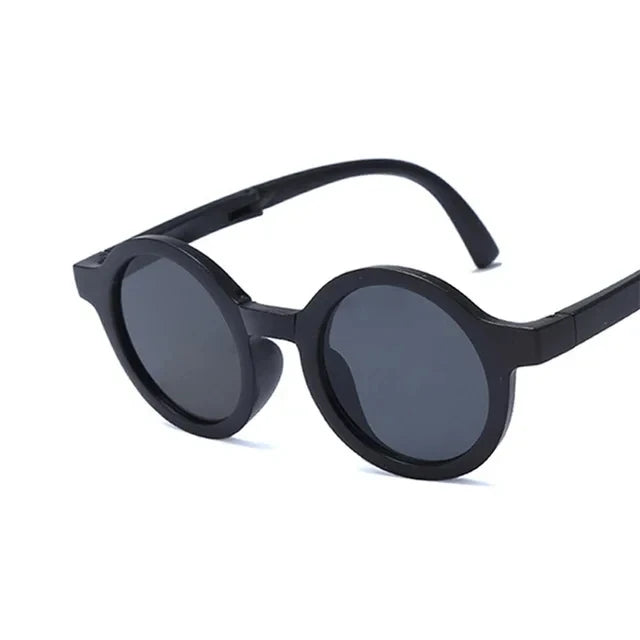 Lunettes de Soleil Enfant Pliables – Rondes, Mignonnes, 7 Coloris – CLEVI Paris