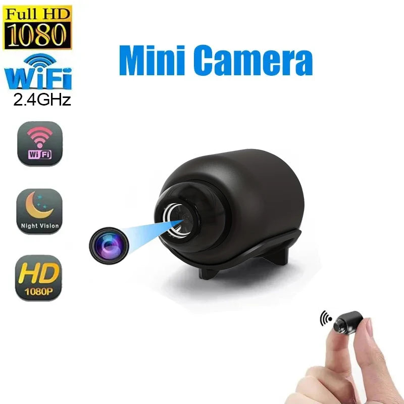 Mini Caméra WiFi 1080P Vision Nocturne Détection de Mouvement – CLEVI Paris