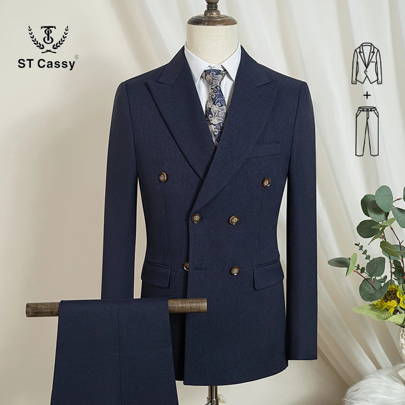 Costume homme élégant 2 pièces – CLEVI Paris