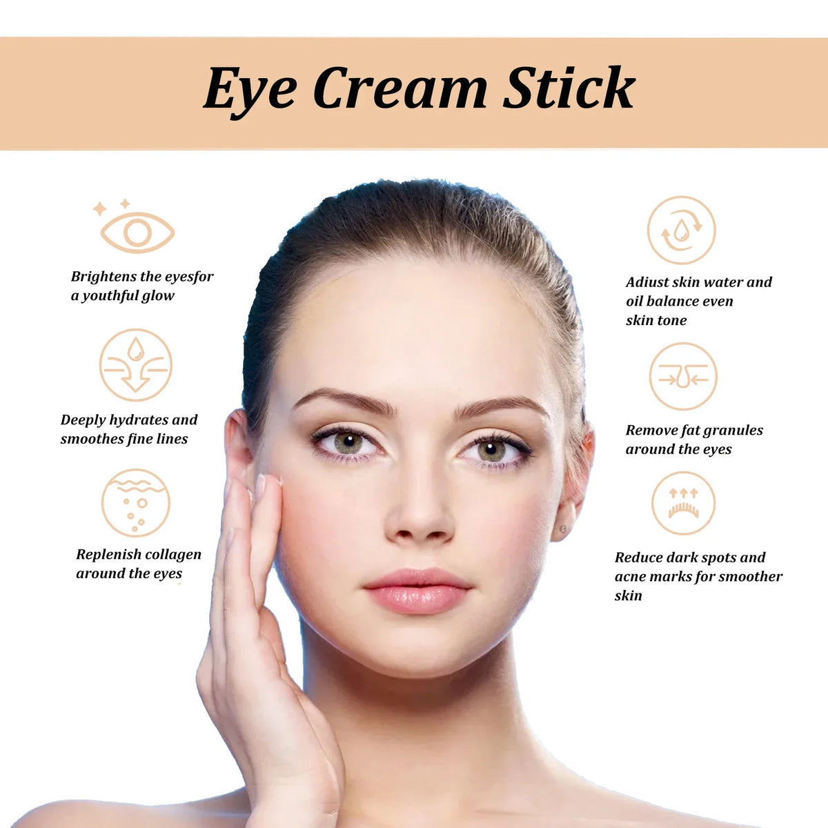 Stick contour des yeux aux peptides d’escargot – CLEVI Paris