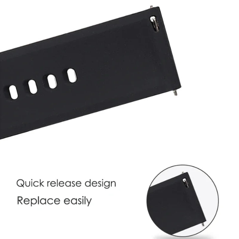 Hot Sell 20MM 22MM Silicone Watch Strap 20/22mm — CLEVI Paris
