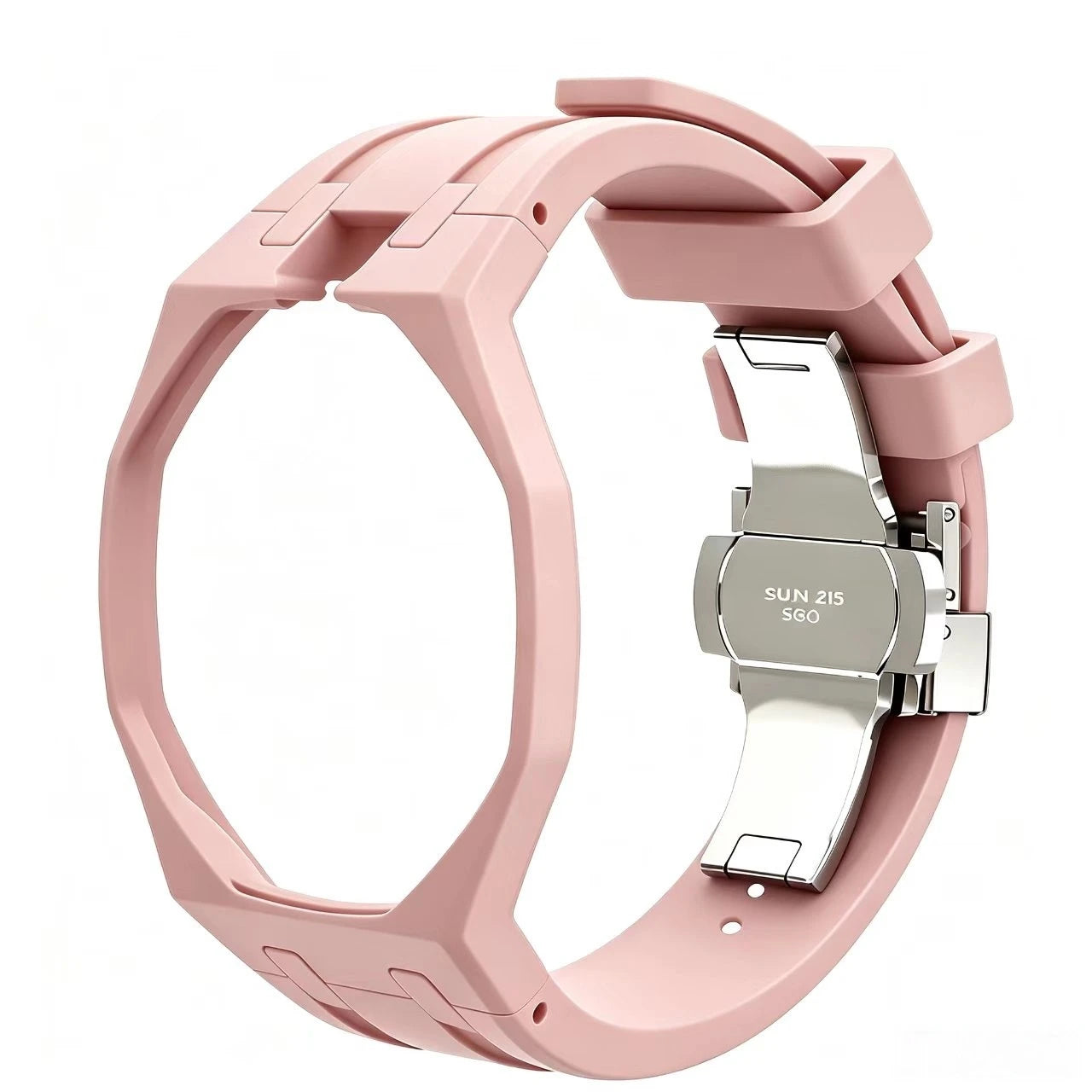 Kit Bracelet FKM + Boîtier Céramique Compatible Swatch x AP Royal Oak Boucle Déployante – CLEVI Paris